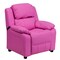 Flash Furniture Kids Recliner, 26" to 39" x 28", Upholstery Color: Pink BT-7985-KID-HOT-PINK-GG - alternate 1
